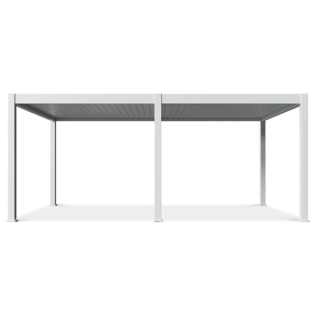 DELUXE PRO AUTOMATIC+LED 4x6 PERGOLA TARASOWA WHITE