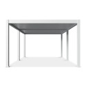 DELUXE PRO AUTOMATIC+LED 4x6 PERGOLA TARASOWA WHITE
