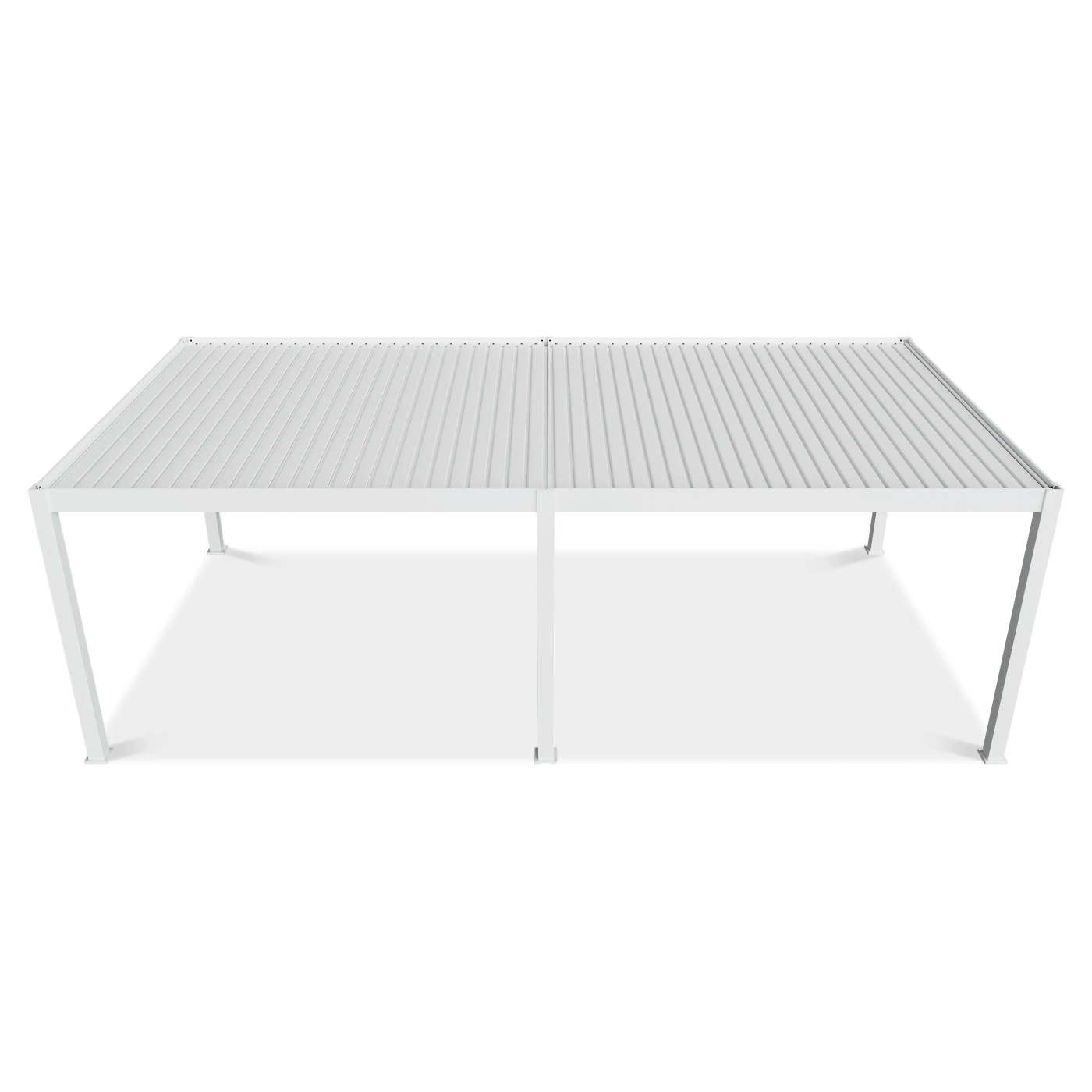 DELUXE PRO AUTOMATIC+LED 4x8 PERGOLA TARASOWA WHITE