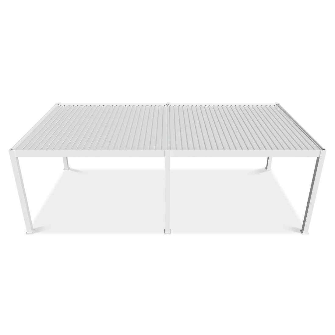 DELUXE PRO AUTOMATIC+LED 4x8 PERGOLA TARASOWA WHITE