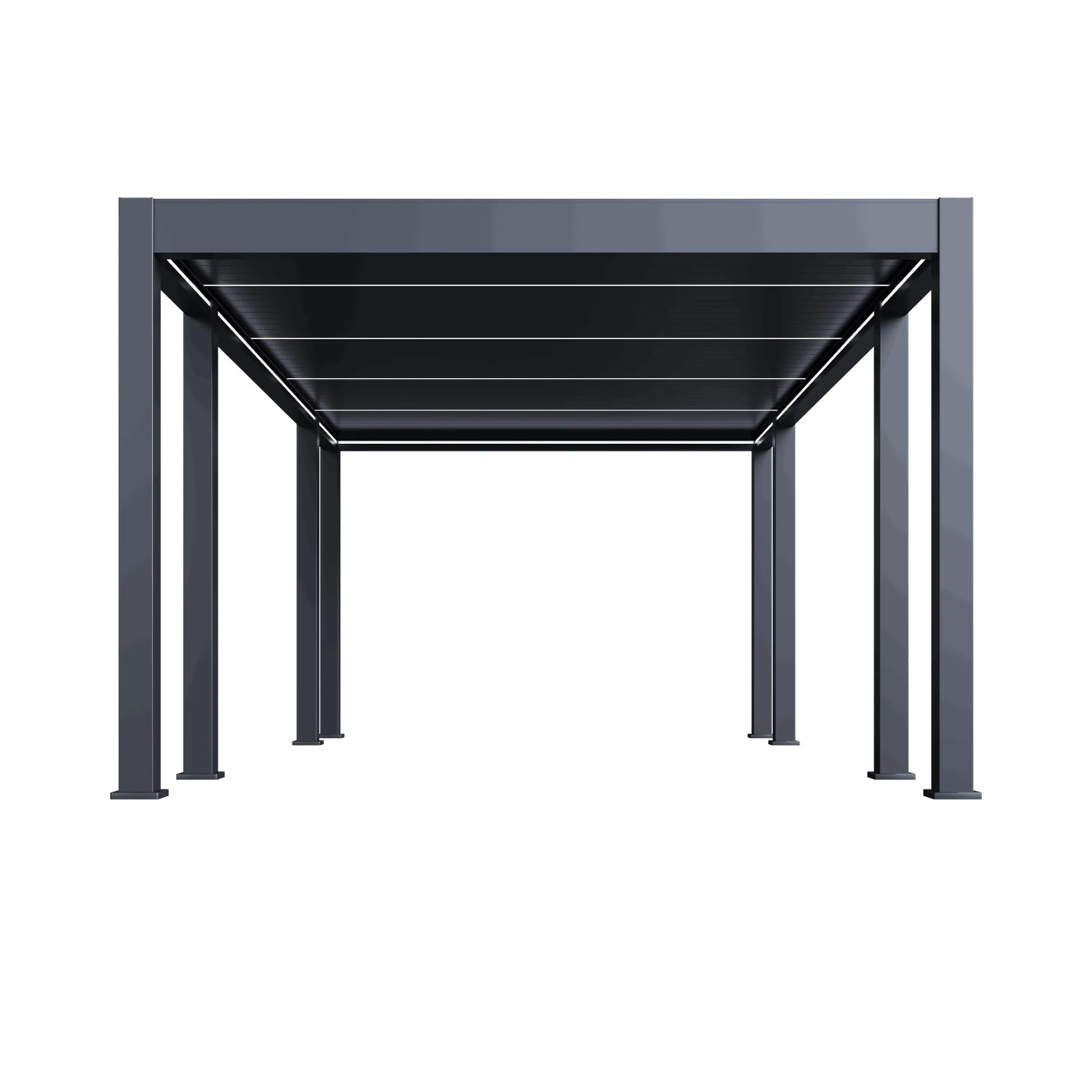 REFERENCE AUTOMATIC+LED 3.6x6.57 PERGOLA TARASOWA ANTHRACITE