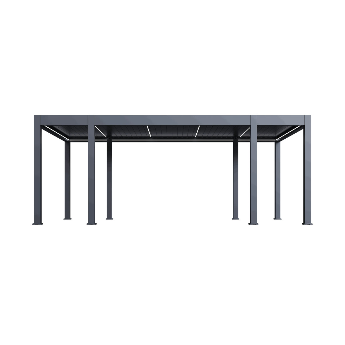 REFERENCE AUTOMATIC+LED 3.6x6.57 PERGOLA TARASOWA ANTHRACITE
