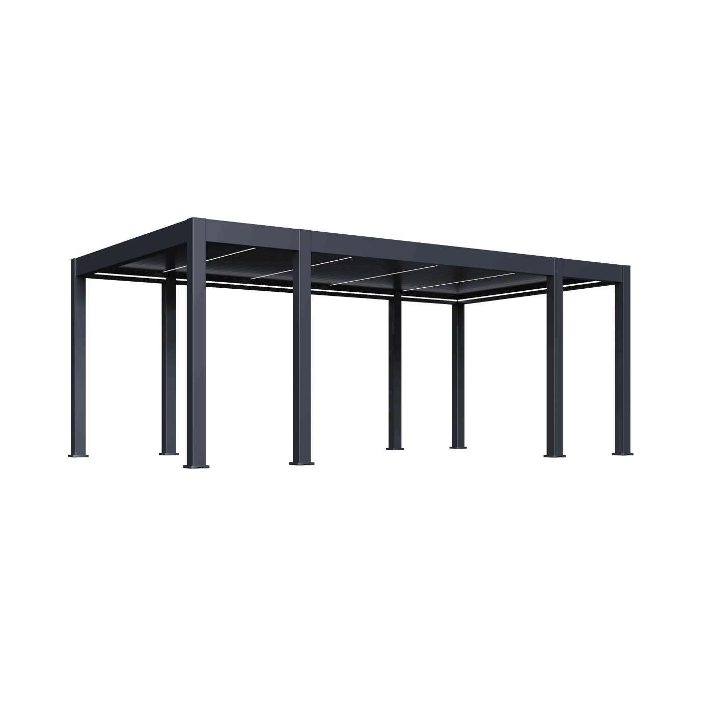 REFERENCE AUTOMATIC+LED 3.6x6.57 PERGOLA TARASOWA ANTHRACITE