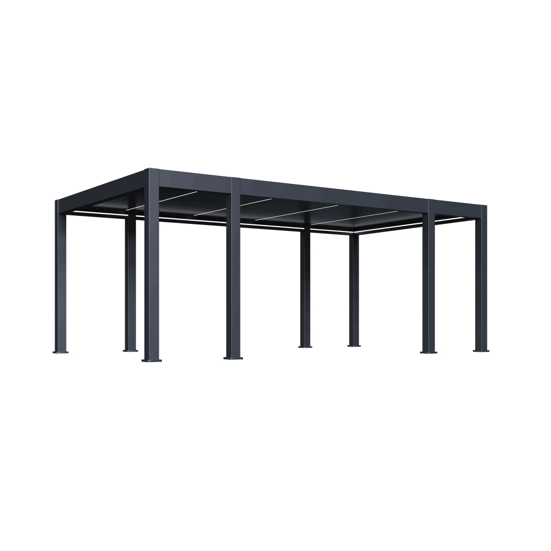 REFERENCE AUTOMATIC+LED 3.6x6.57 PERGOLA TARASOWA ANTHRACITE