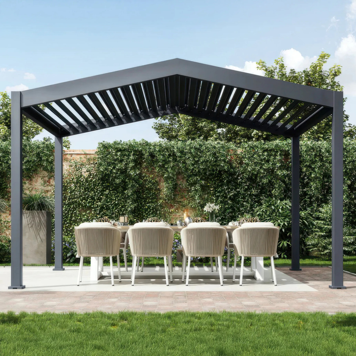 SUMMIT 4x3 PERGOLA TARASOWA ANTHRACITE