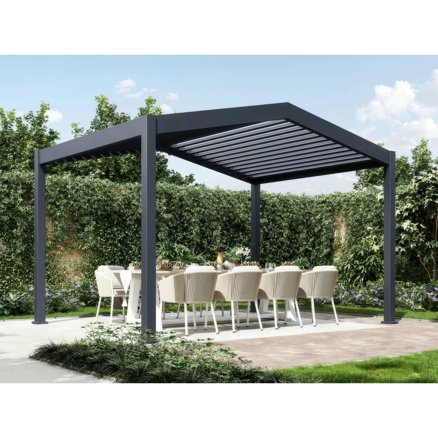 SUMMIT 4x3 PERGOLA TARASOWA ANTHRACITE