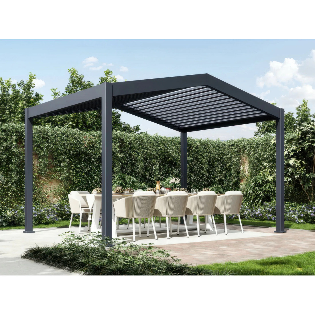 SUMMIT 4x3 PERGOLA TARASOWA ANTHRACITE