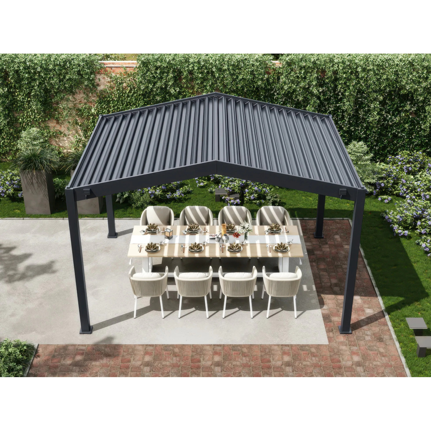 SUMMIT 4x3 PERGOLA TARASOWA ANTHRACITE