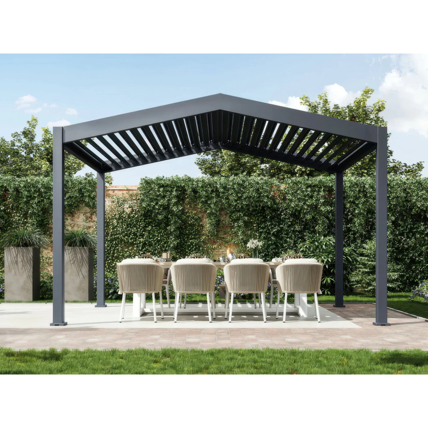 SUMMIT 4x3 PERGOLA TARASOWA ANTHRACITE