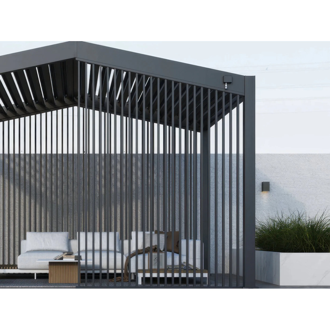 SUMMIT VERTICAL BLIND PANEL 1.88M ANTHRACITE