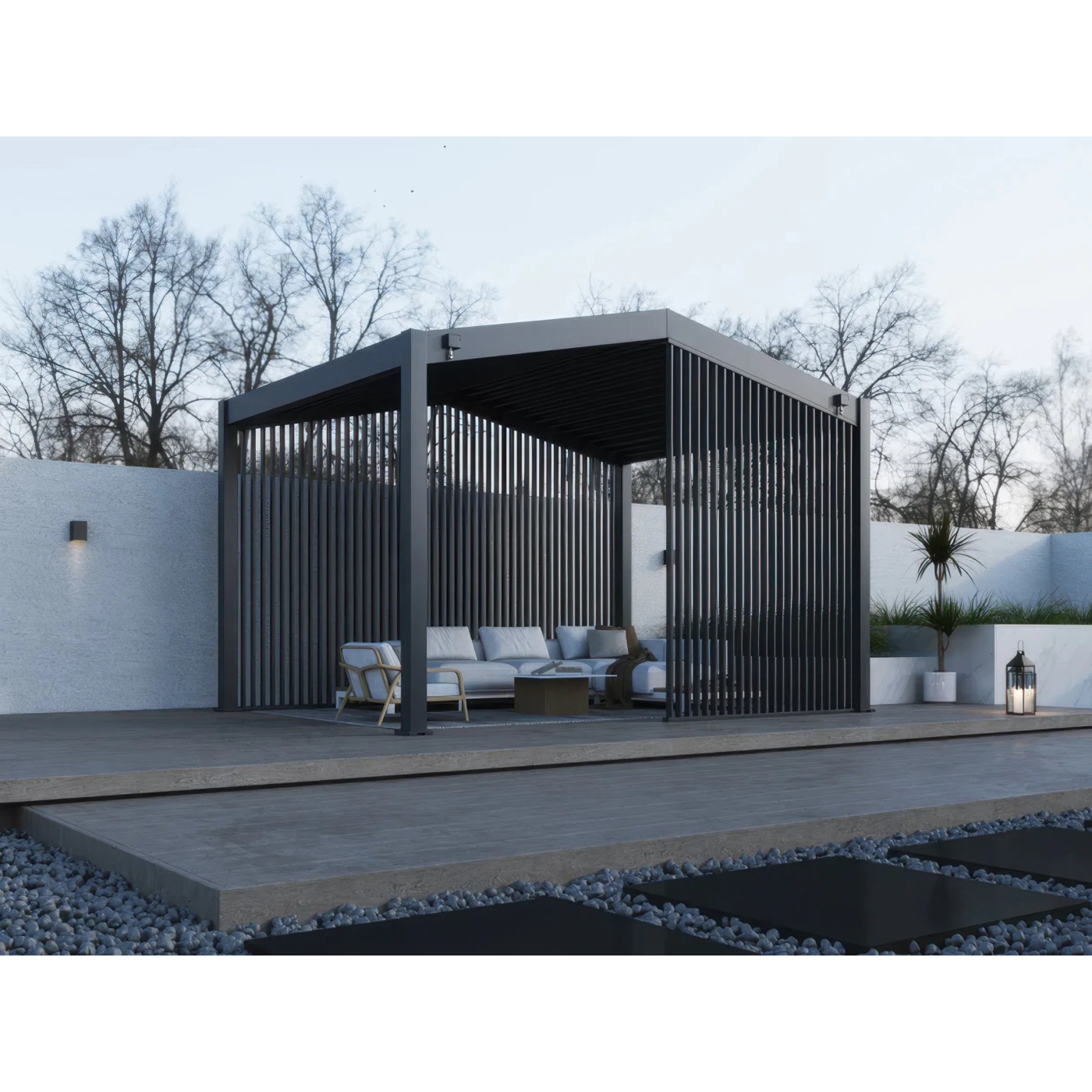 SUMMIT VERTICAL BLIND PANEL 1.88M ANTHRACITE