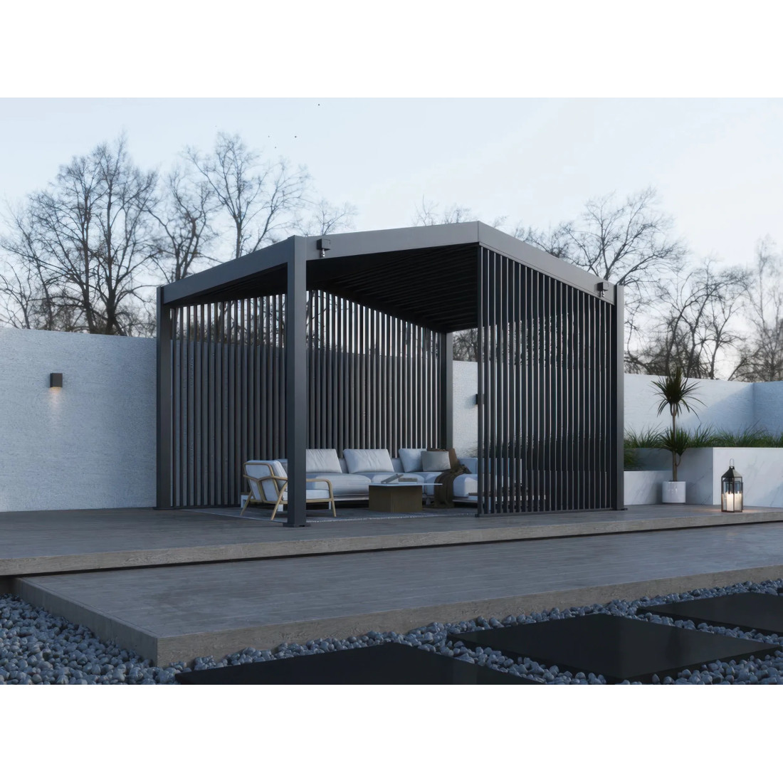 SUMMIT VERTICAL BLIND PANEL 1.88M ANTHRACITE