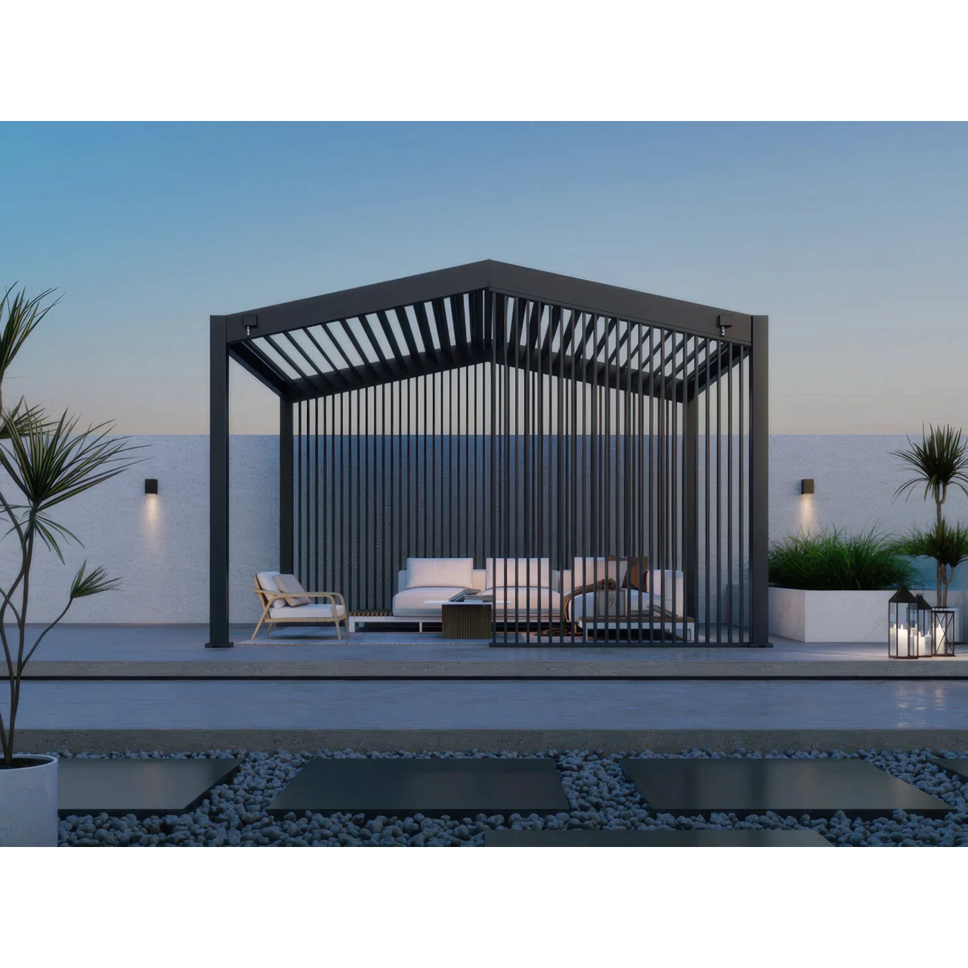 SUMMIT VERTICAL BLIND PANEL 1.88M ANTHRACITE