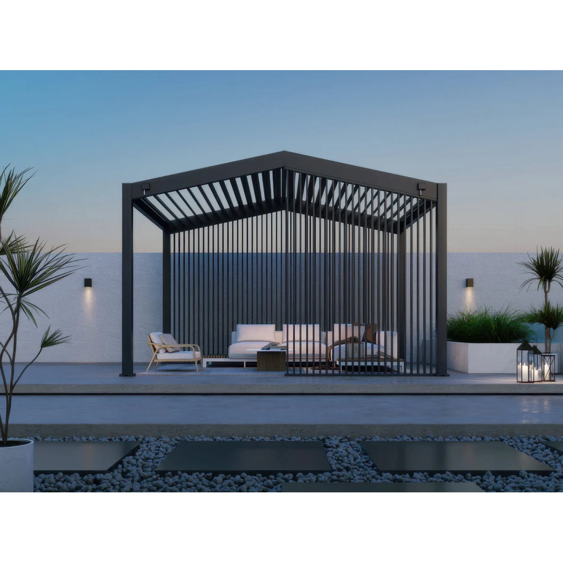 SUMMIT VERTICAL BLIND PANEL 1.88M ANTHRACITE