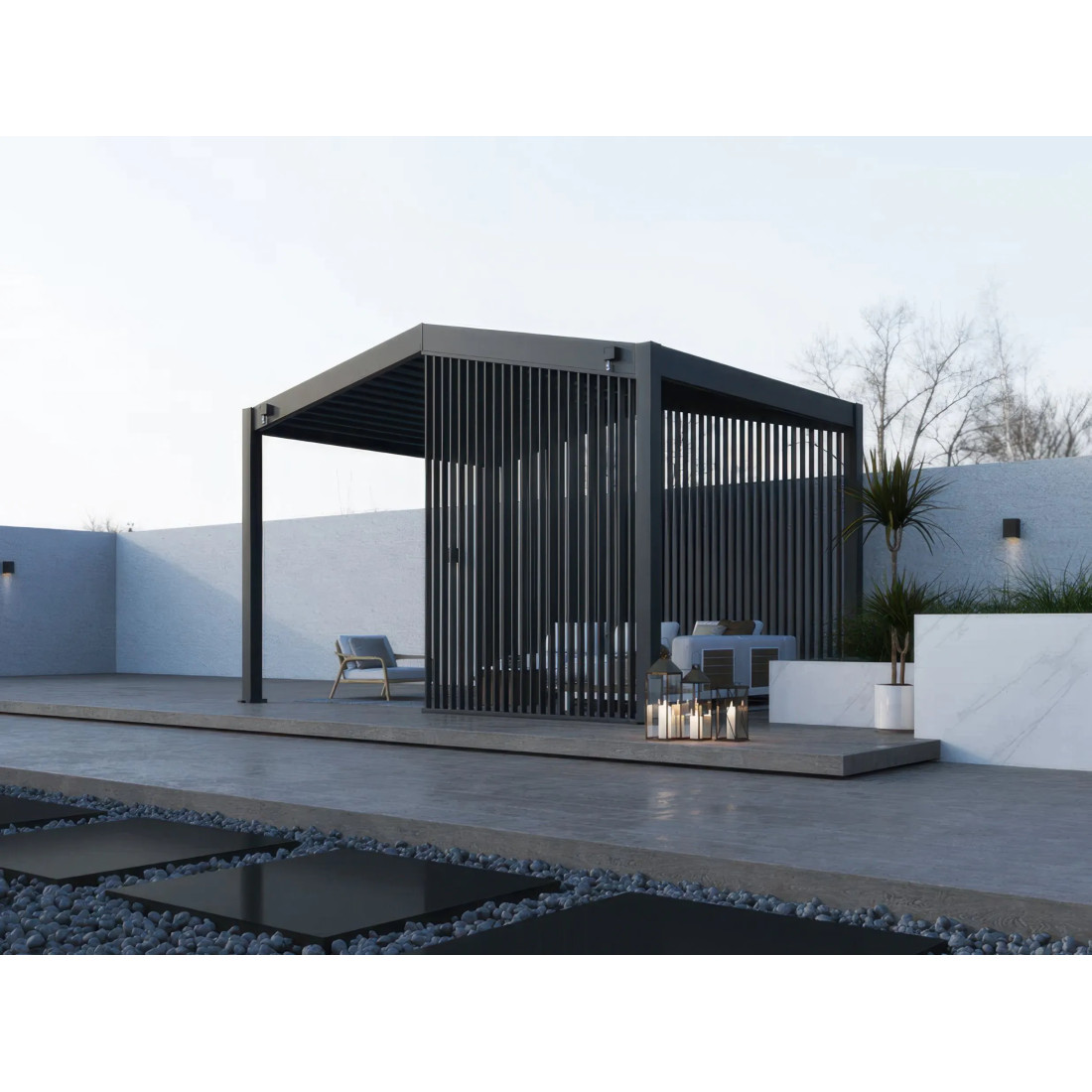 SUMMIT VERTICAL BLIND PANEL 1.88M ANTHRACITE