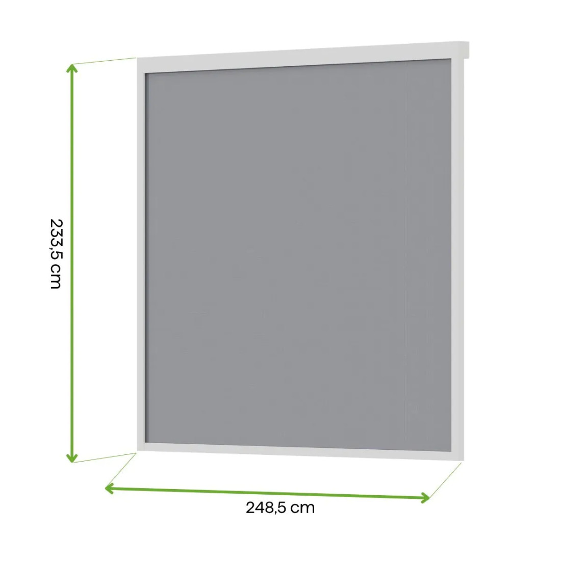 ELEGANCE/DELUXE/FUSION MANUAL DROP-DOWN BLIND 2.65M WHITE