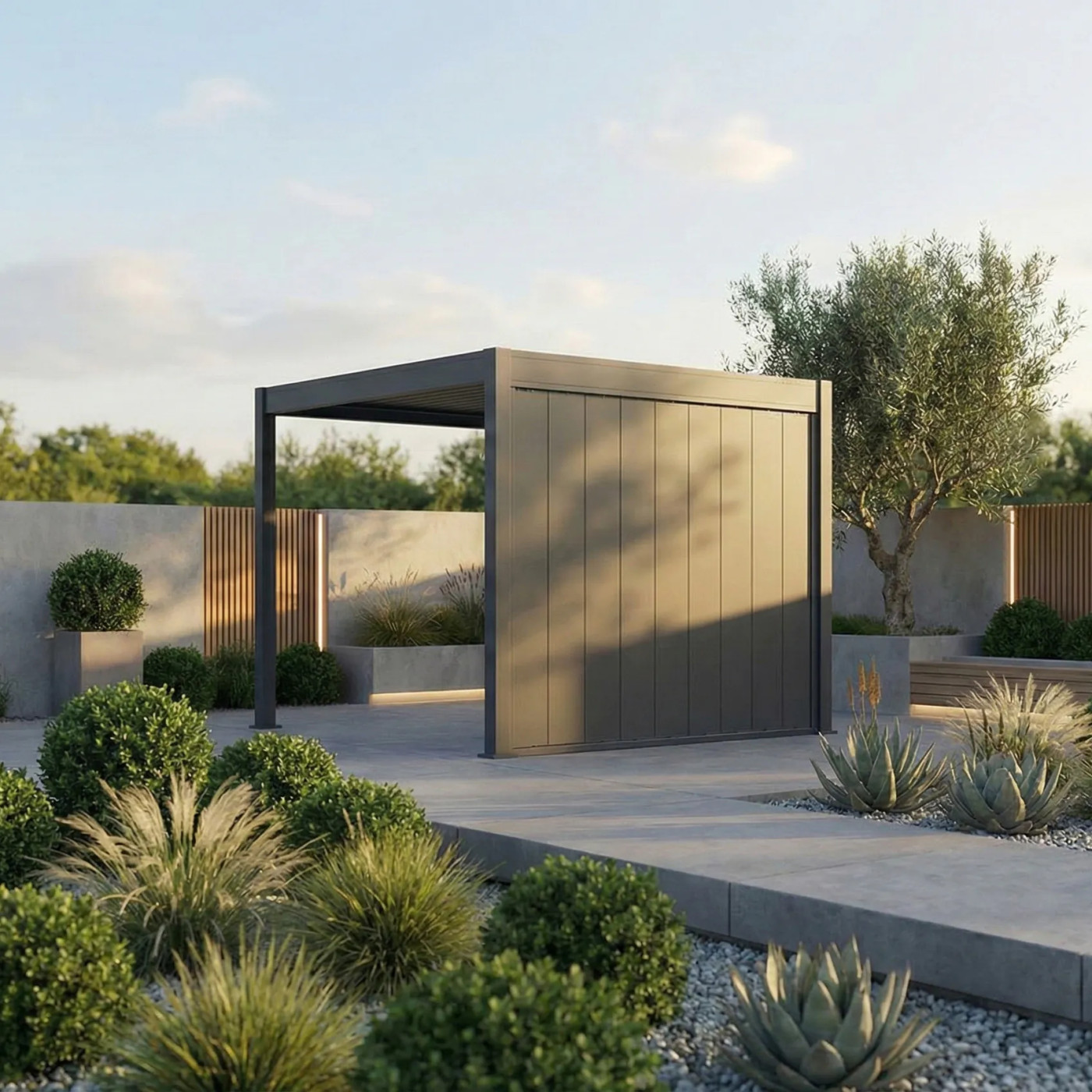 ELEGANCE/DELUXE/FUSION ADJUSTABLE PANEL WALL 3.6M ANTHRACITE