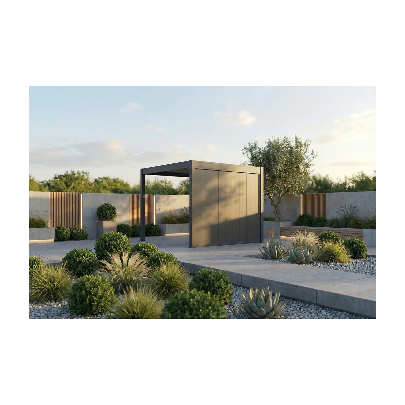 ELEGANCE/DELUXE/FUSION ŚCIANA PANELOWA REGULOWANA 3.6M ANTHRACITE