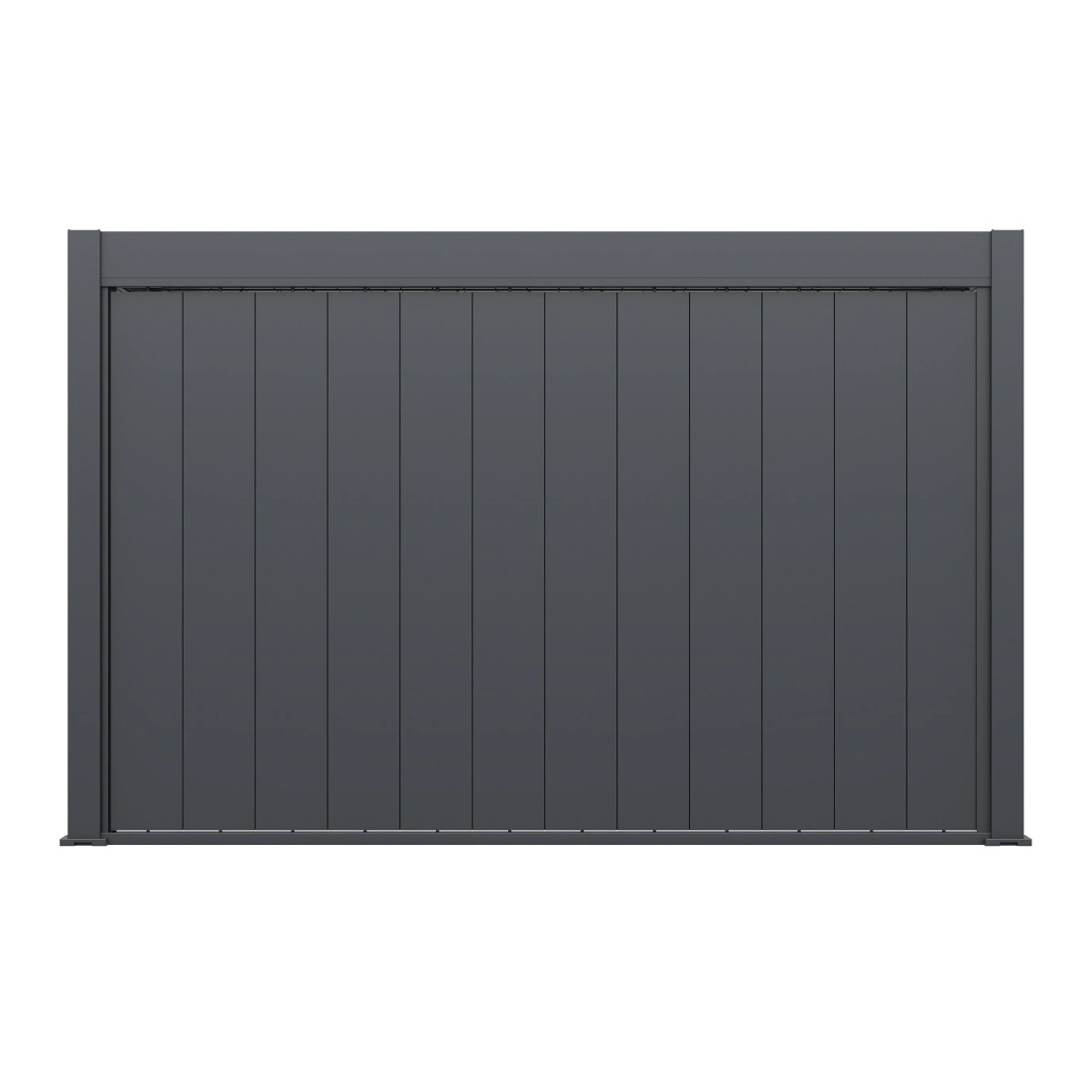 ELEGANCE/DELUXE/FUSION ADJUSTABLE PANEL WALL 4.0M ANTHRACITE