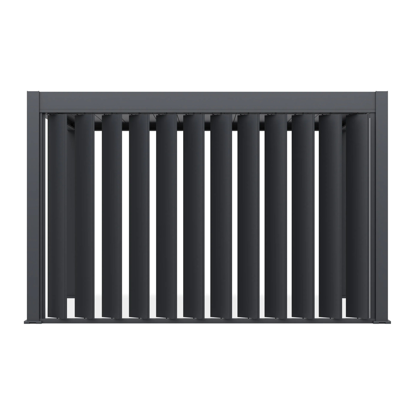 ELEGANCE/DELUXE/FUSION ADJUSTABLE PANEL WALL 4.0M ANTHRACITE