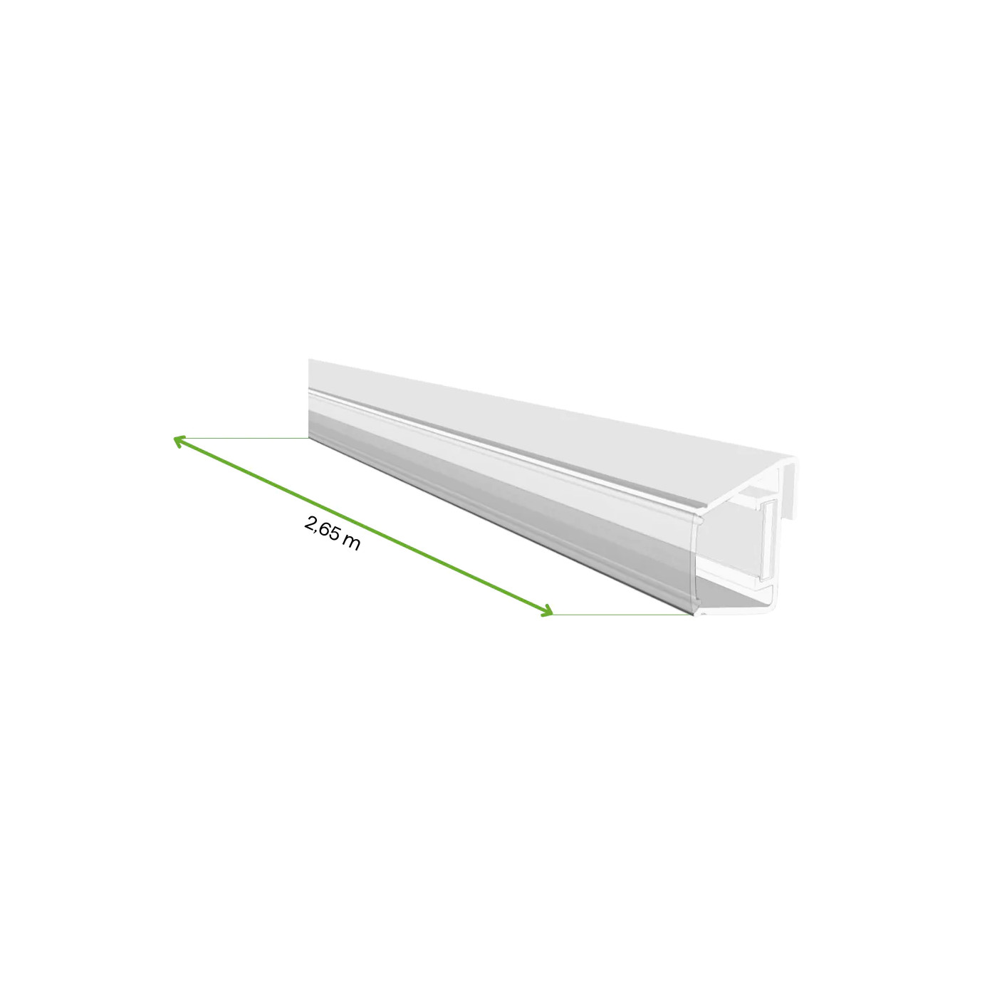LED OŚWIETLENIE 2.65M x2 WHITE