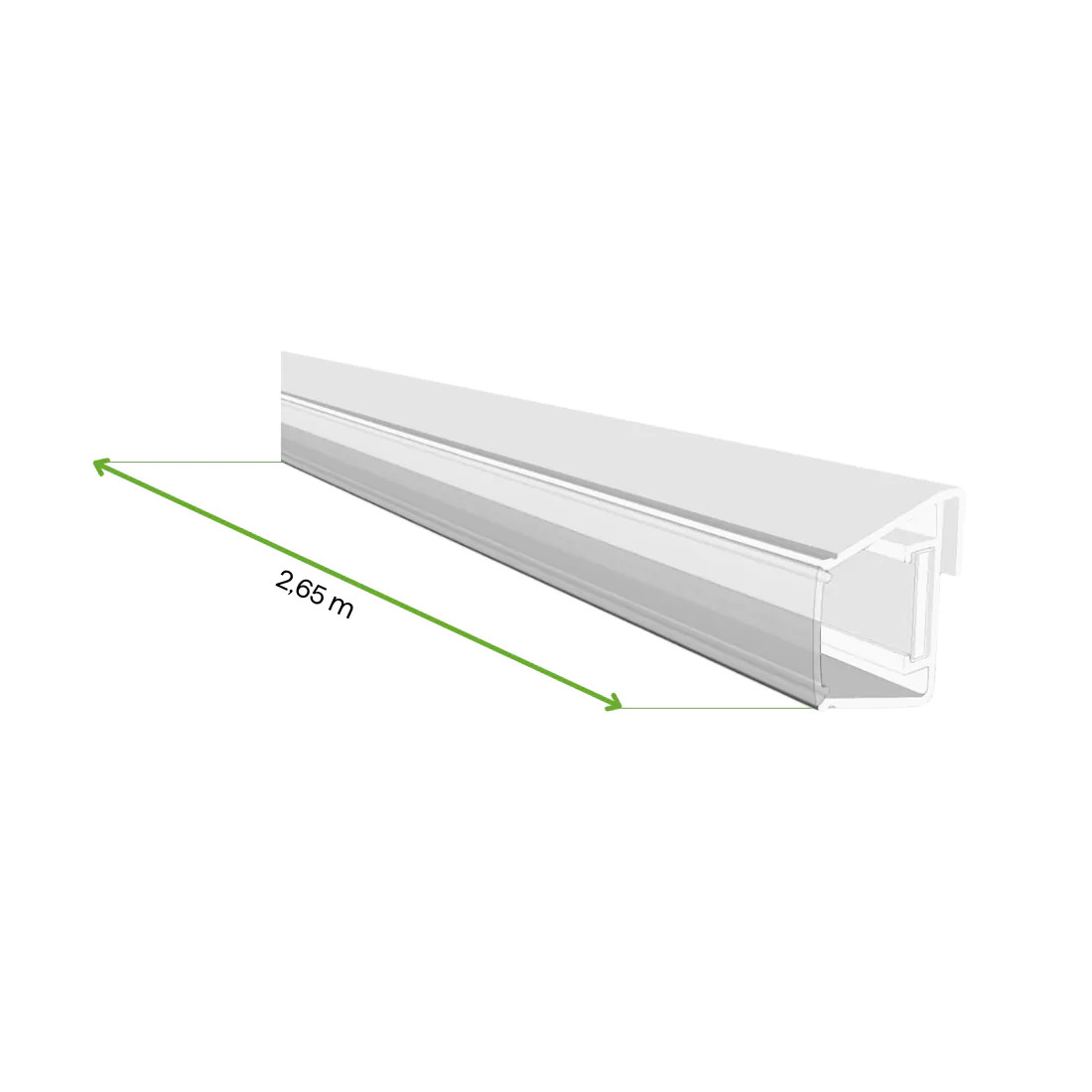 LED OŚWIETLENIE 2.65M x2 WHITE