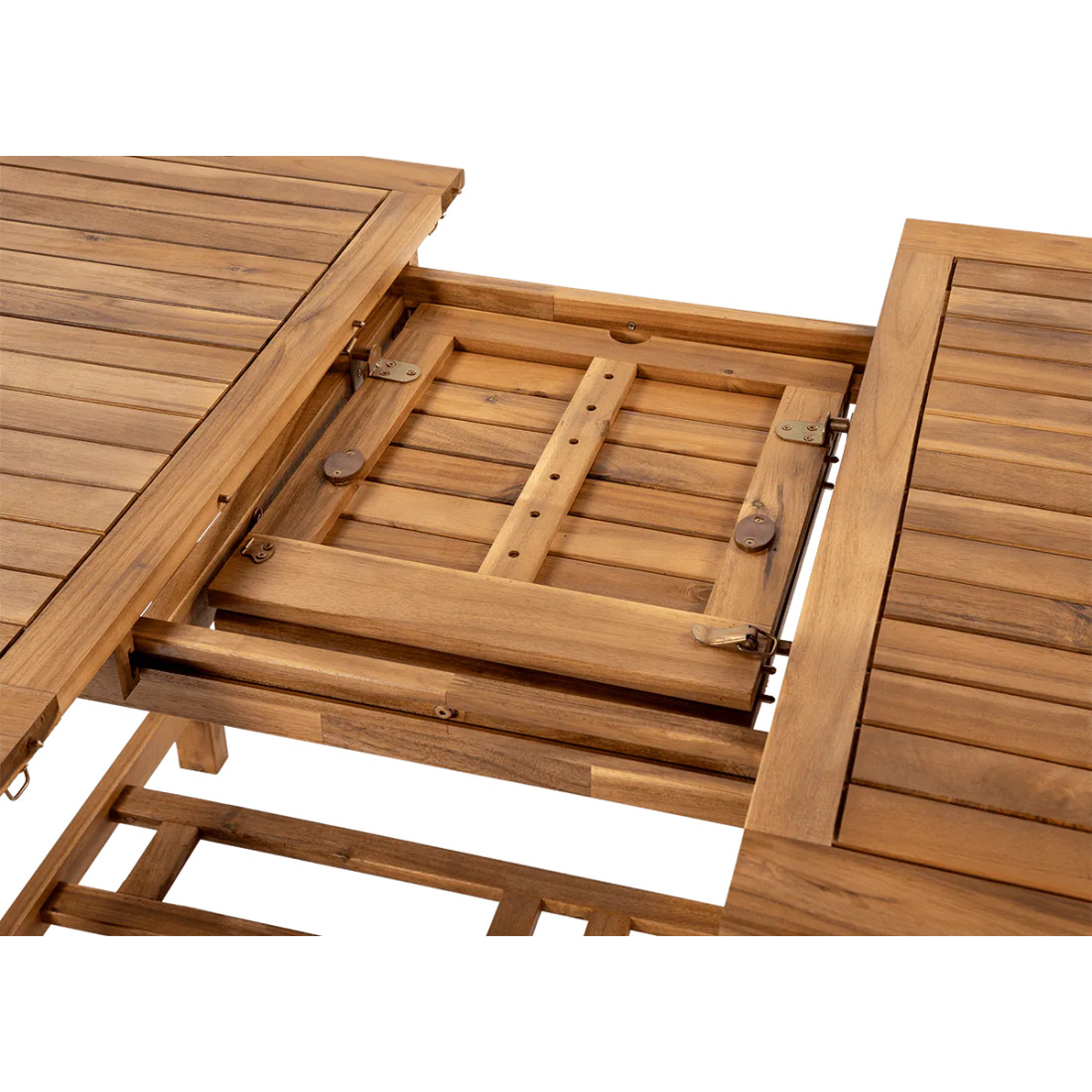 AKADIA ROPE DINING 190/8 ZESTAW ACACIA WOOD