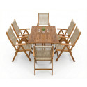 AKADIA ROPE DINING 200/8 ZESTAW ACACIA WOOD