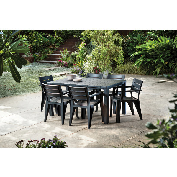 JULIE 6+1 ZESTAW GRAPHITE