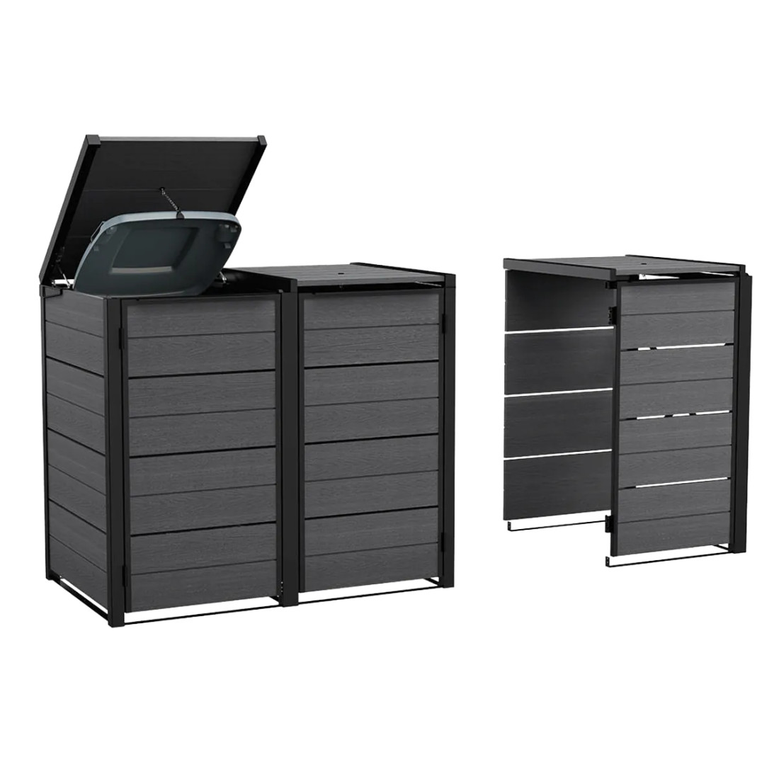 HIDE AWAY 240L BASKET UNIT GREY INSERT
