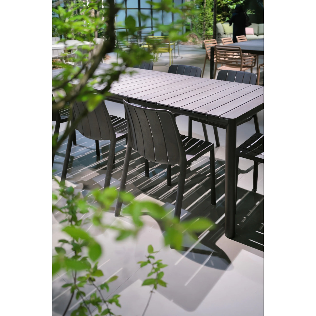 TIBERINA BISTROIT/TEVERE 147-211 8+1 ANTHRACITE SET