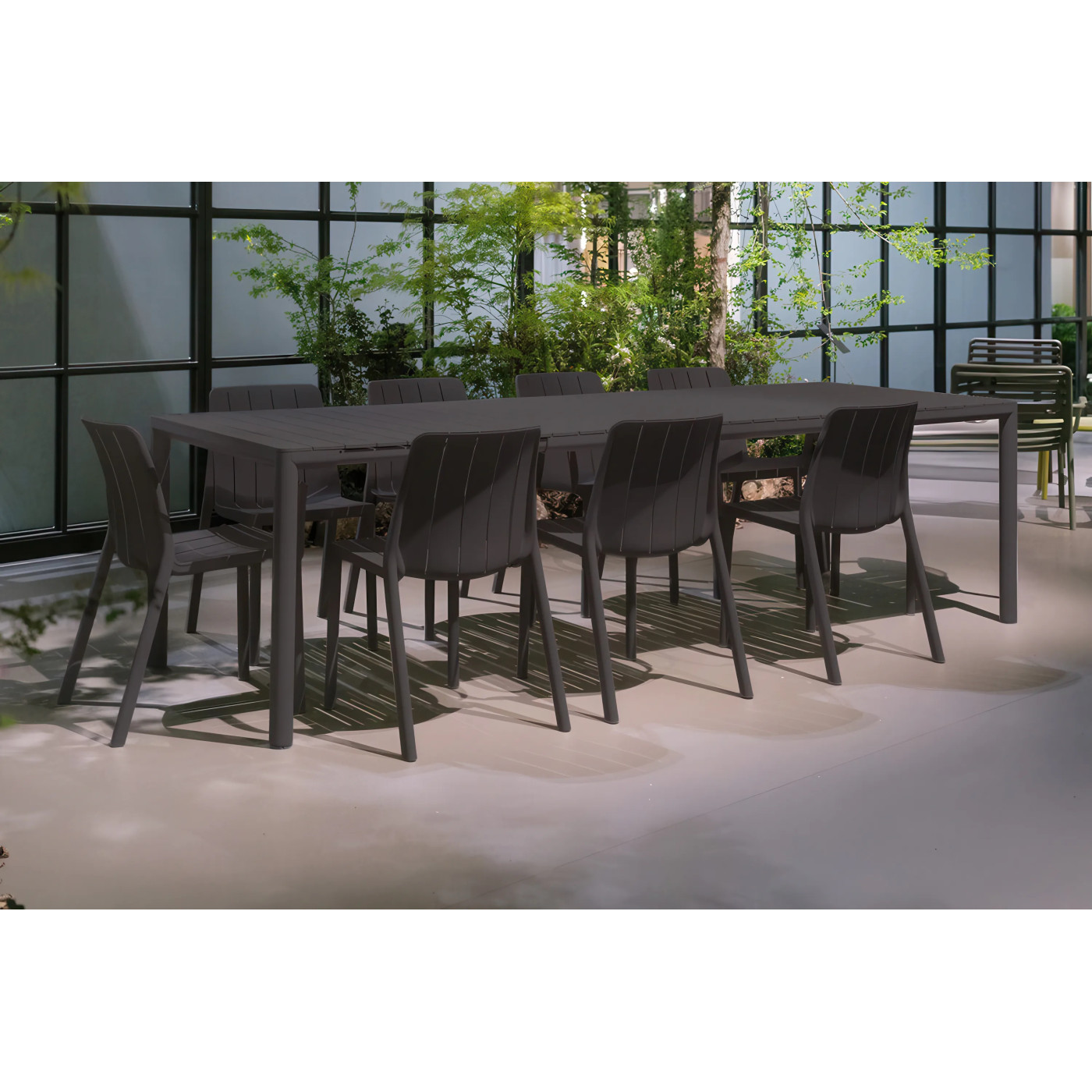 TIBERINA BISTROIT/TEVERE 210-275 8+1 ZESTAW ANTRACITE