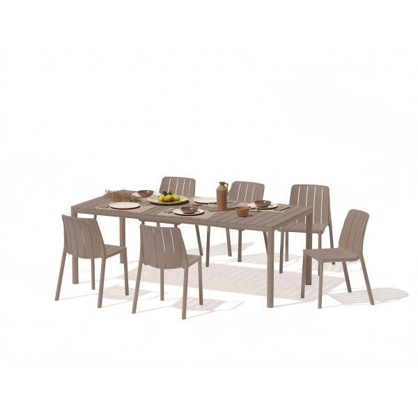 TIBERINA BISTROIT/TEVERE 147-211 6+1 TORTORA SET