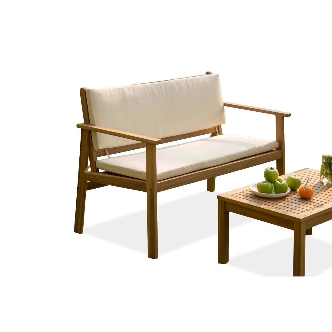 VIKA CAFFE ACACIA WOOD SET