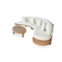 LUMIA CAFFE CORNER SOFA ACACIA WOOD