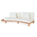 LUMIA CAFFE CORNER SOFA ACACIA WOOD