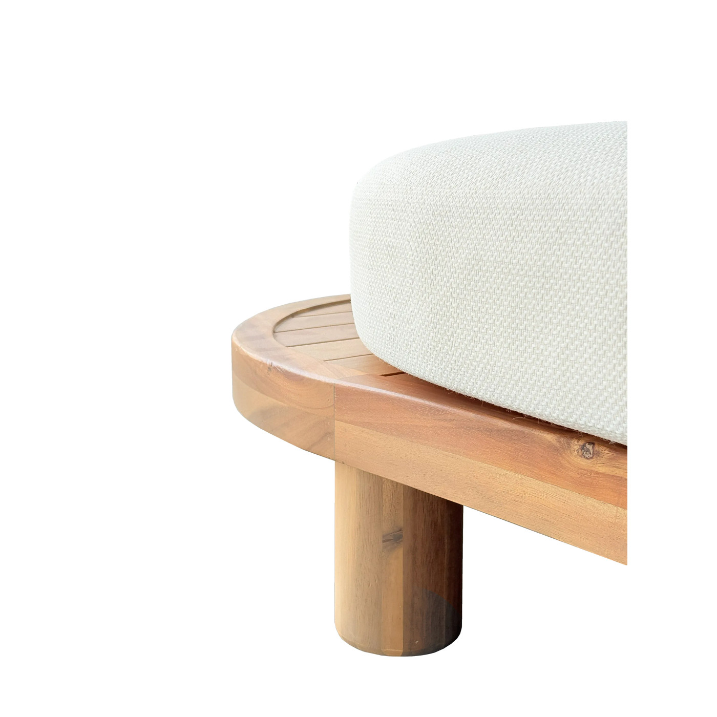 LUMIA CAFFE CORNER SOFA ACACIA WOOD