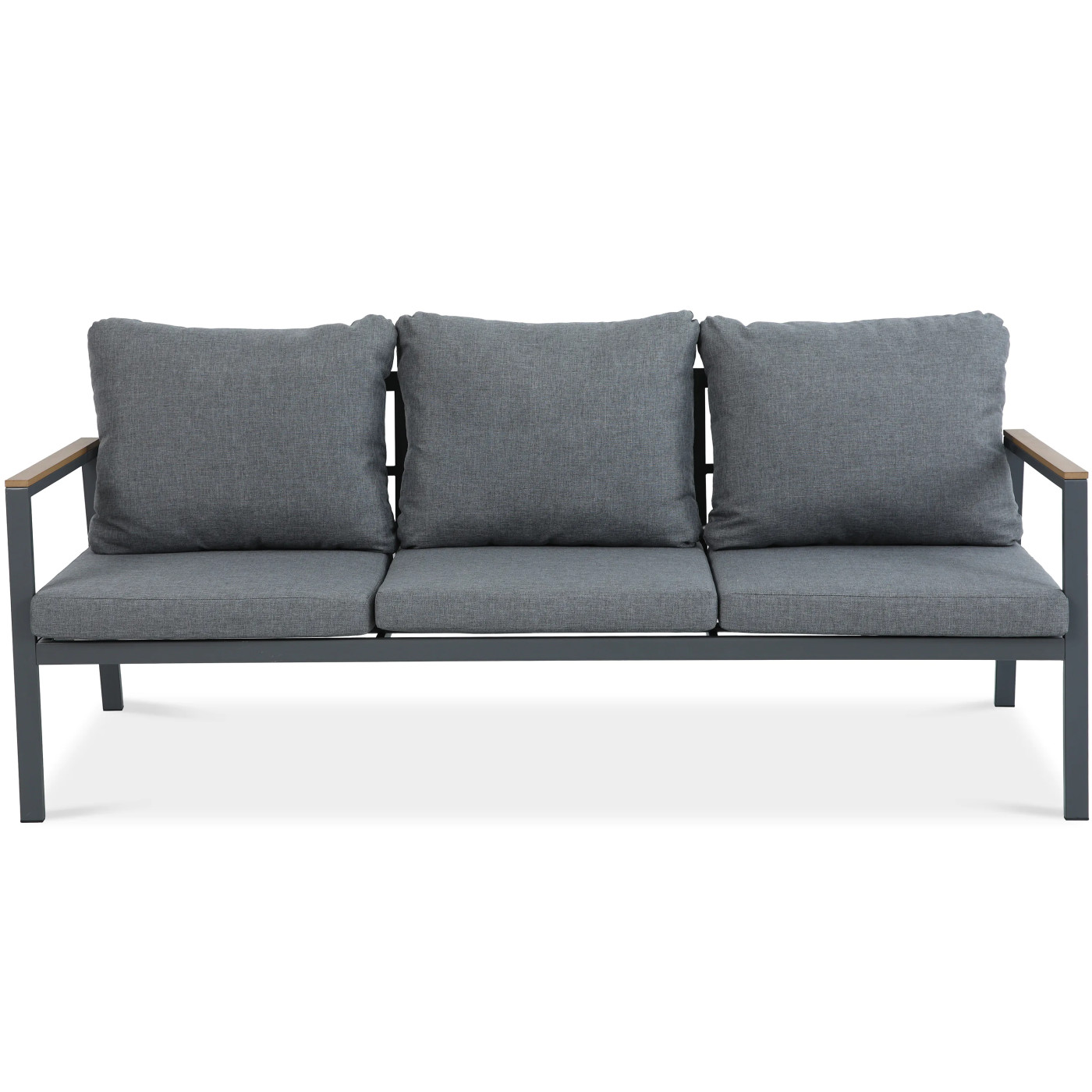 EDISON DINING ZESTAW DARK GREY