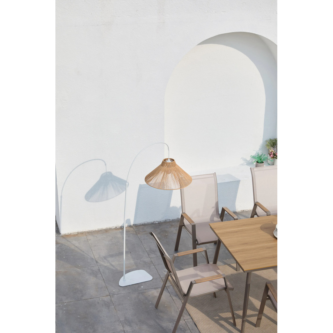 NOVA DINING 6+1 TAUPE SET