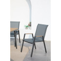 NOVA DINING 8+1 SET DARK GREY