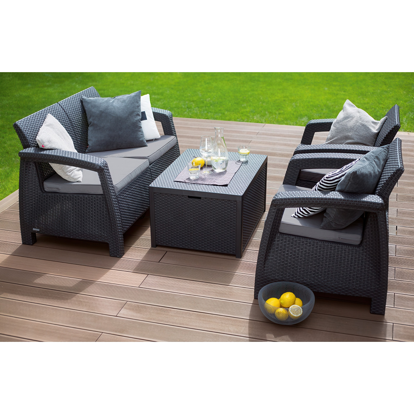 LOARA CAFFE MAX WOOD LOOK SET