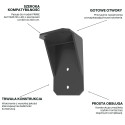 PRIME CEILING MOUNT DARK GREY