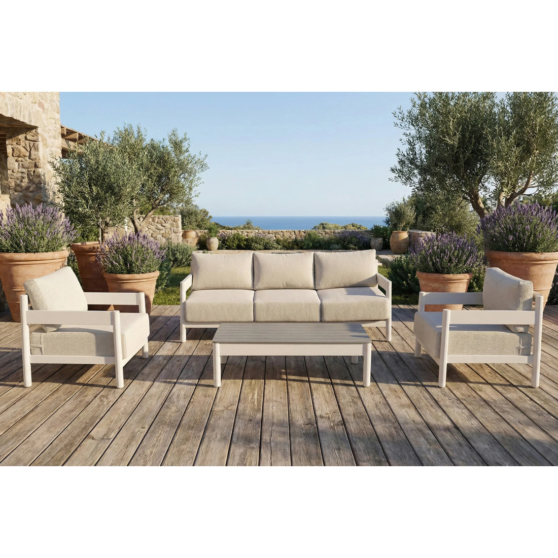 TREVIO CAFFE ZESTAW BEIGE