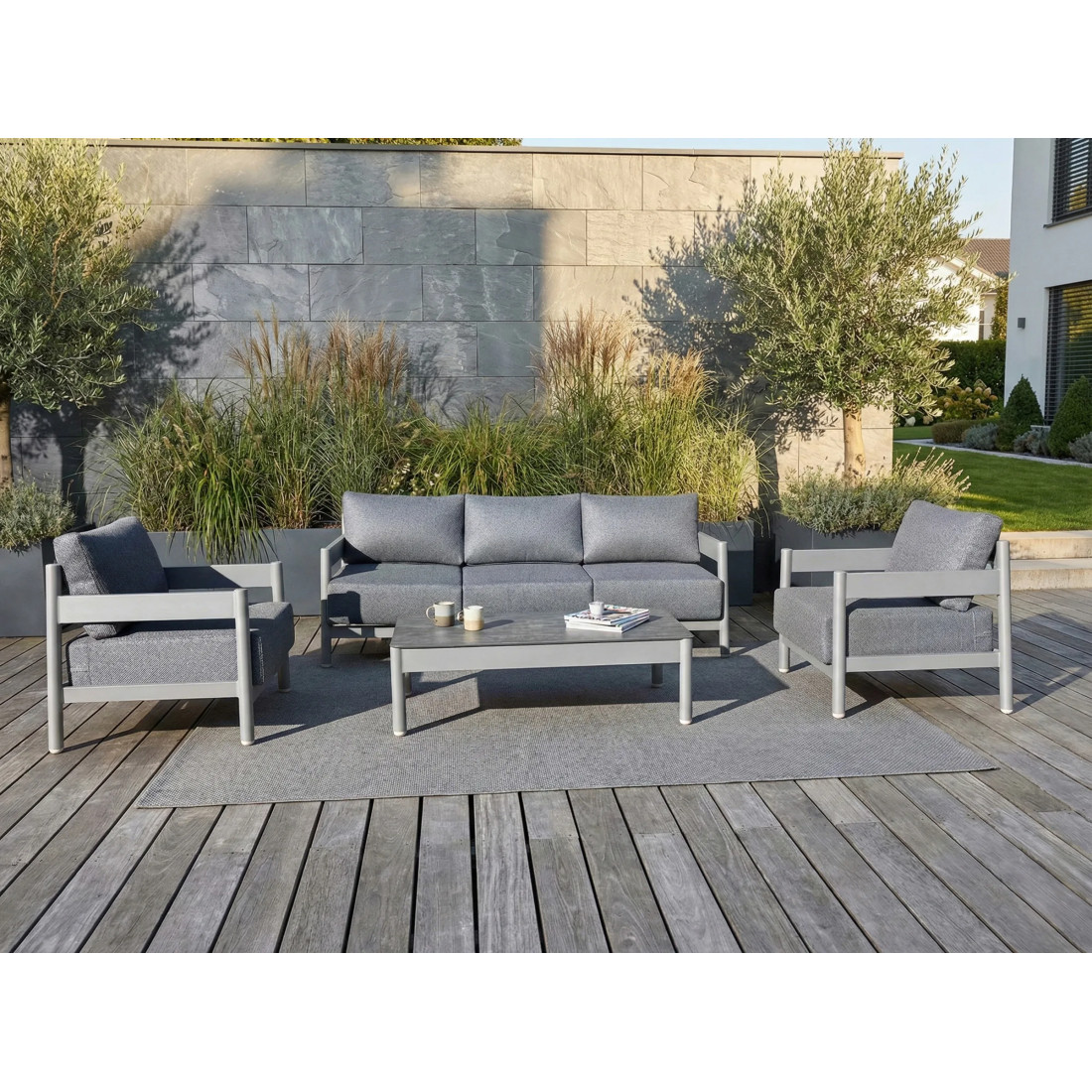 TREVIO CAFFE GREY SET