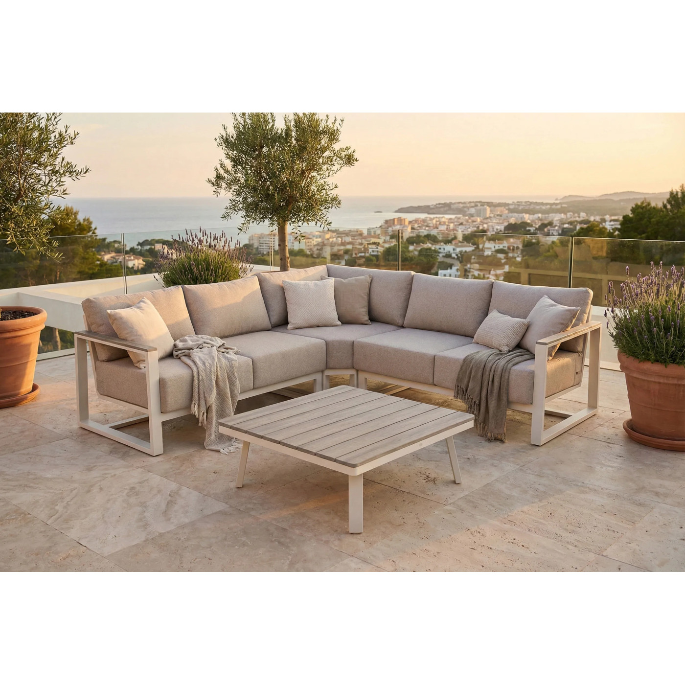 STELVIO CAFFE CORNER SOFA BEIGE
