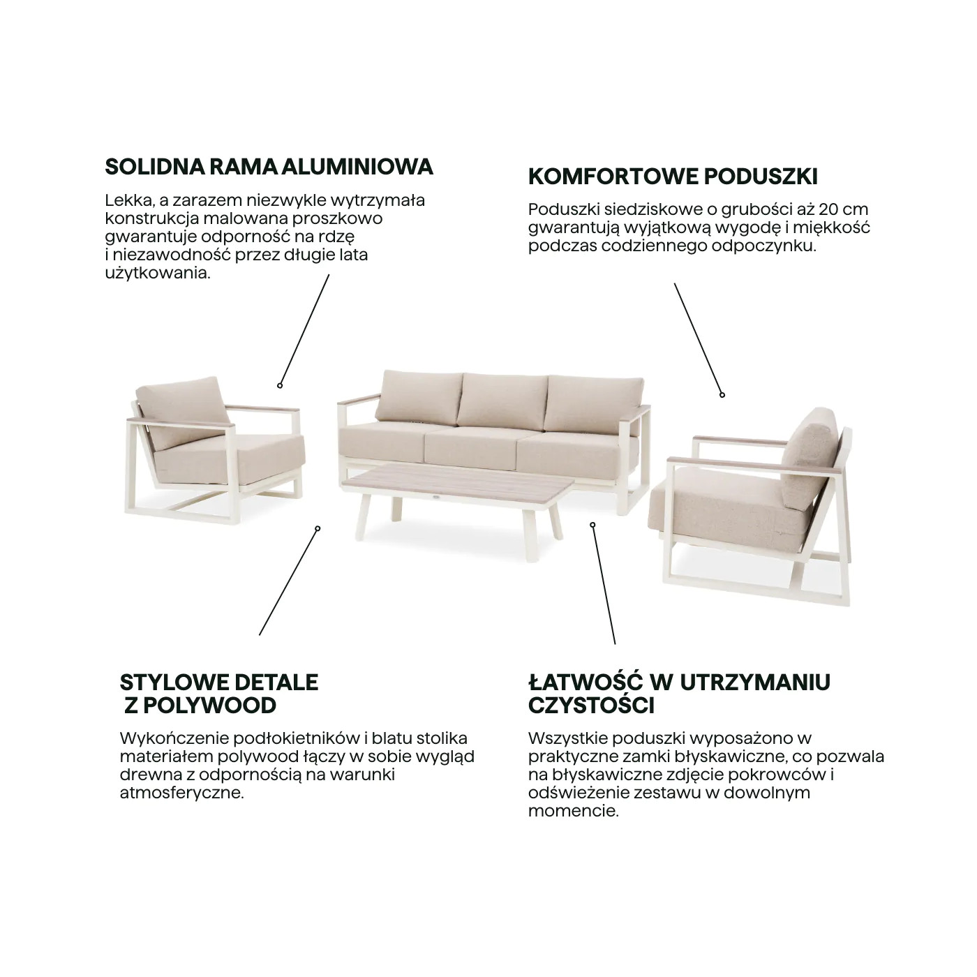 EVORA CAFFE BEIGE SET