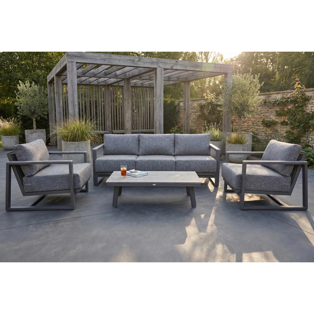 EVORA CAFFE GREY SET