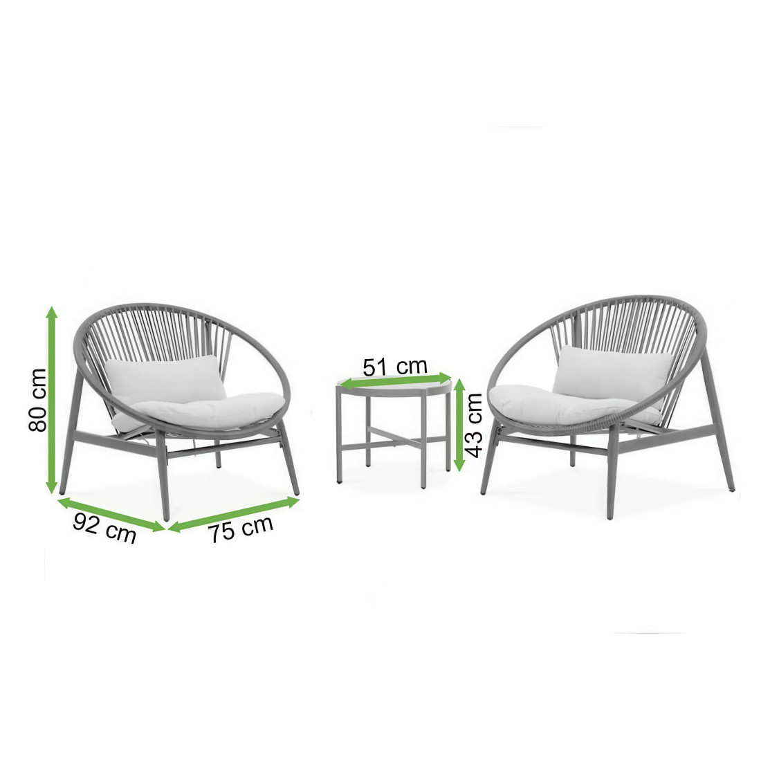 GALLA 2+1 ZESTAW LIGHT BEIGE