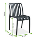 RONA LIGHT CHAIR BLACK