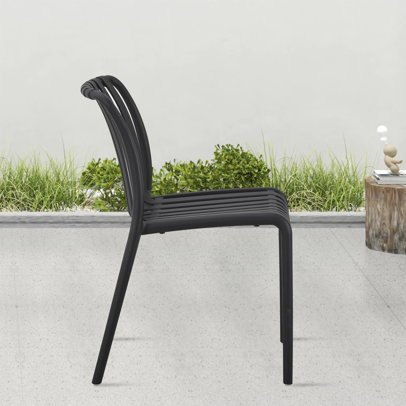 RONA LIGHT CHAIR BLACK